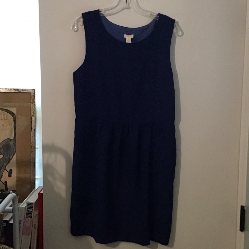 J. Crew Classic Navy Mini Dress
